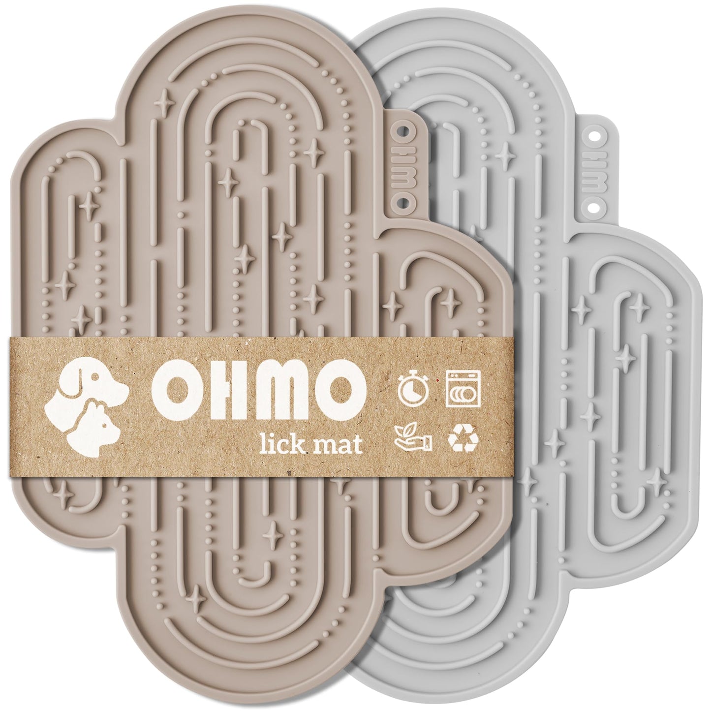 OHMO-Lick Mat (2 Pack): Elevate Pet Wellness and Enrichment