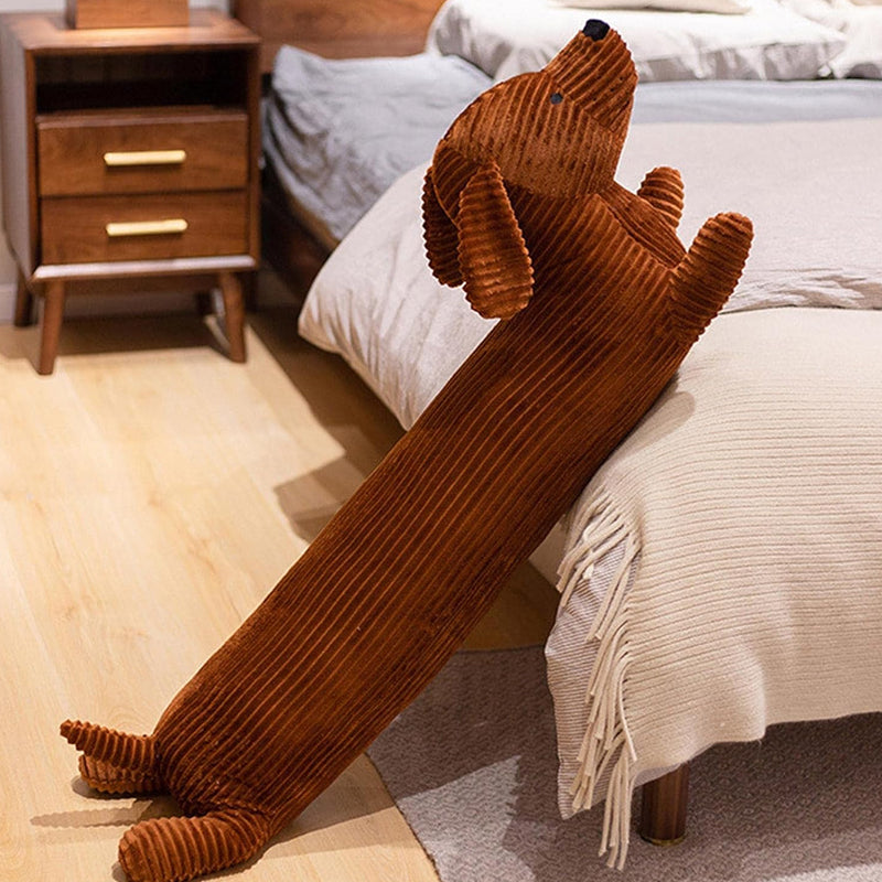Soft and Cozy Long Stuffed Plush Dachshund Pillow Sofa Cushion_7