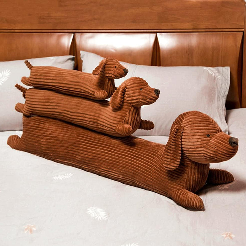 Soft and Cozy Long Stuffed Plush Dachshund Pillow Sofa Cushion_10
