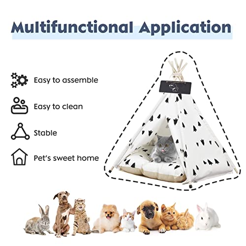 Tree Themed Canine Indoor Canopy Cottage