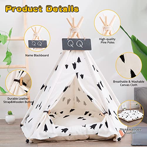 Tree Themed Canine Indoor Canopy Cottage