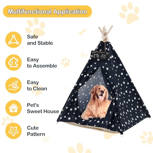 Tree Themed Canine Indoor Canopy Cottage
