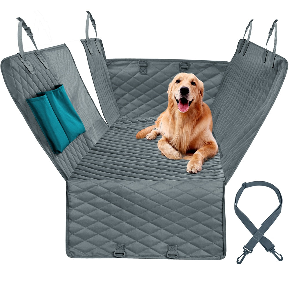 Dog Car Seat Hammock and Seat Belt Package