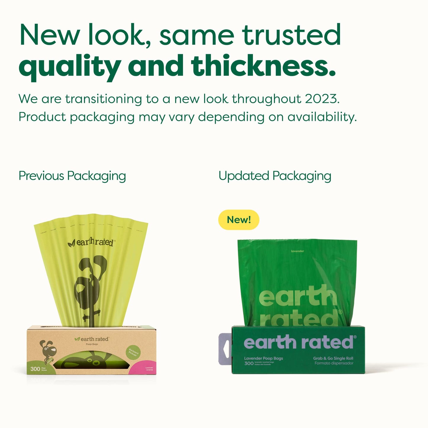 Earth Rated Dog Poop Bags, 300 Bags