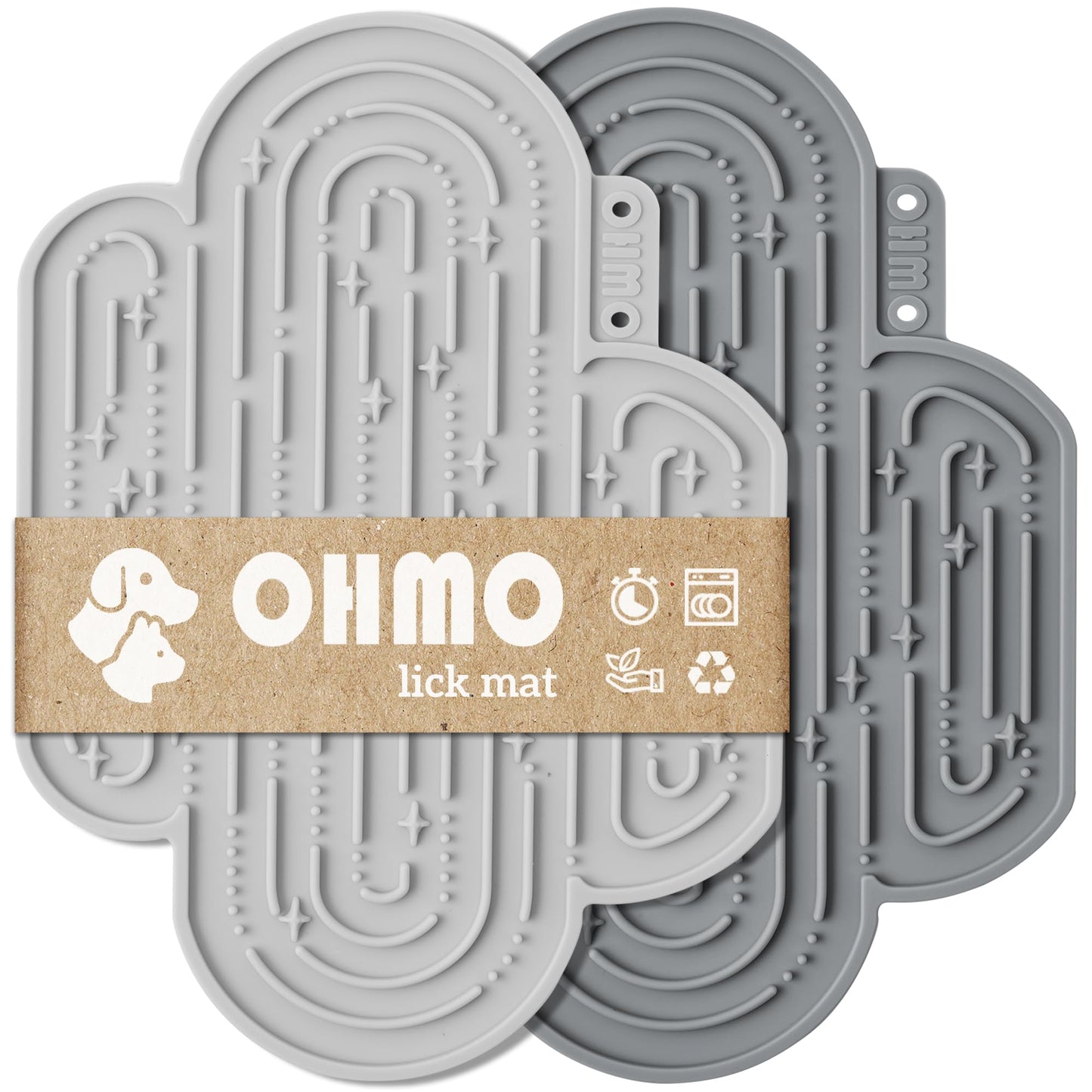 OHMO-Lick Mat (2 Pack): Elevate Pet Wellness and Enrichment