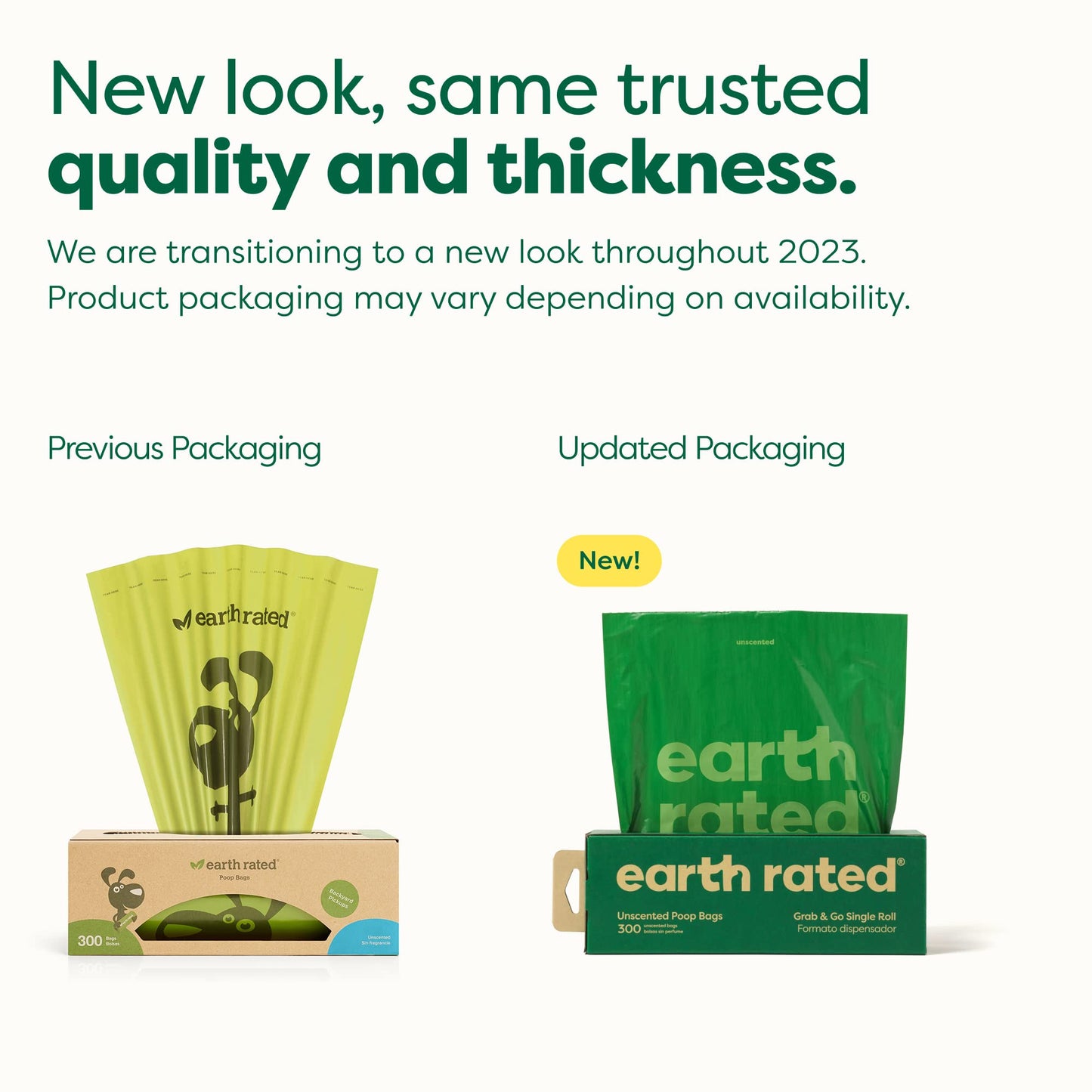 Earth Rated Dog Poop Bags, 300 Bags