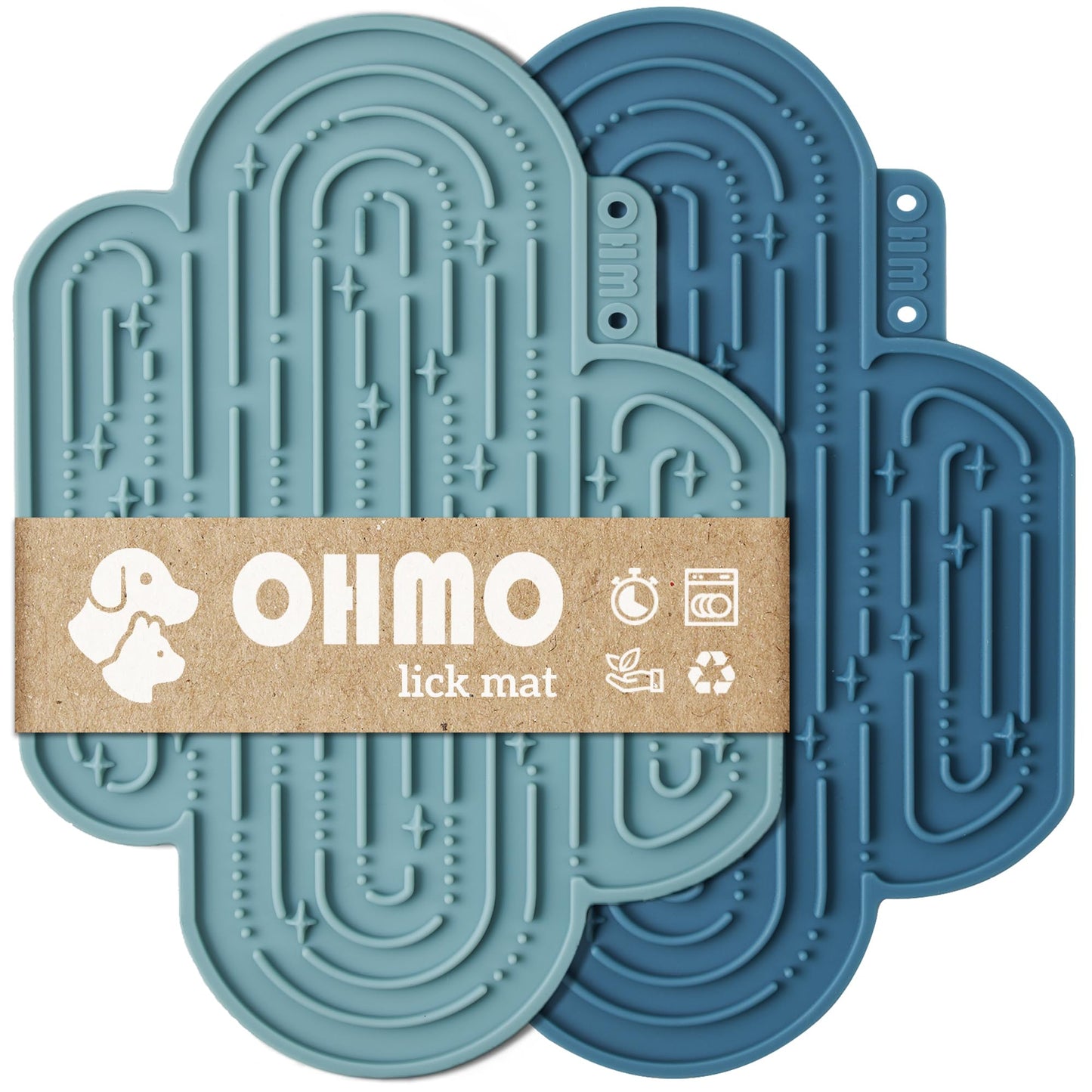 OHMO-Lick Mat (2 Pack): Elevate Pet Wellness and Enrichment