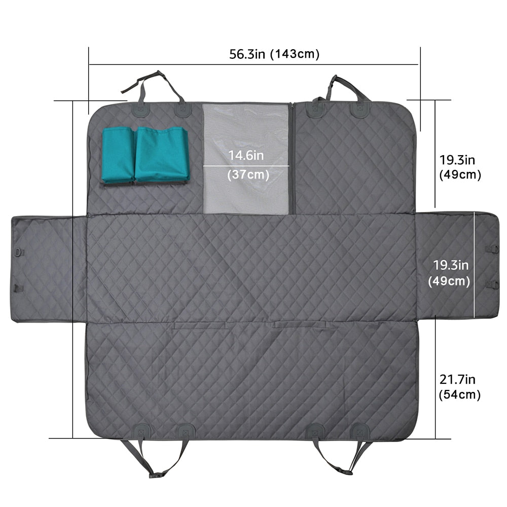 Dog Car Seat Hammock and Seat Belt Package