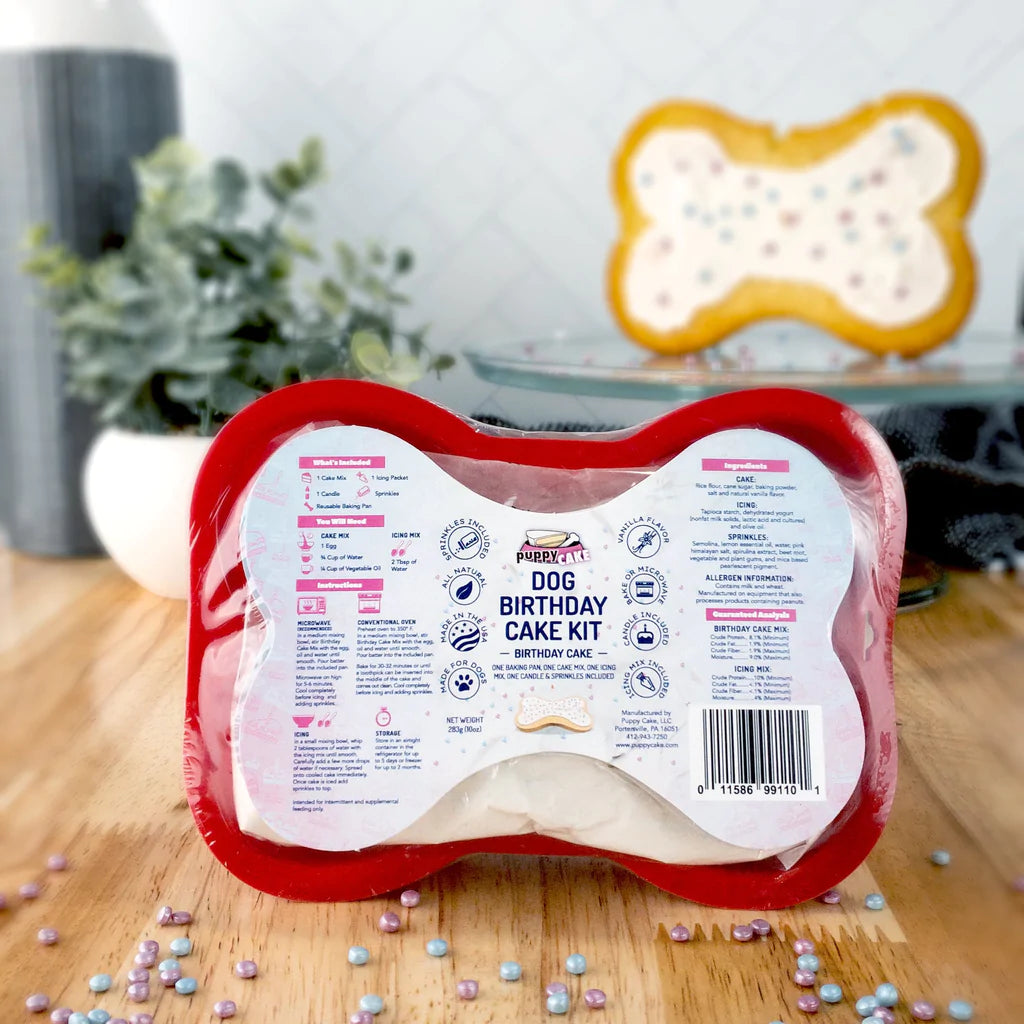 Dog Birthday Cake Kit