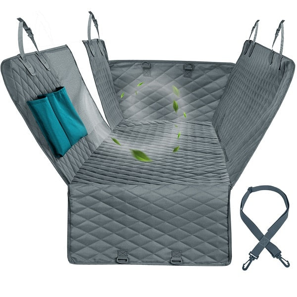 Dog Car Seat Hammock and Seat Belt Package