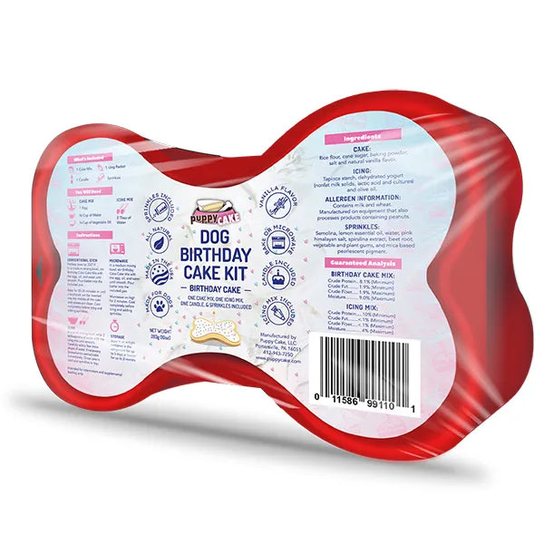 Dog Birthday Cake Kit