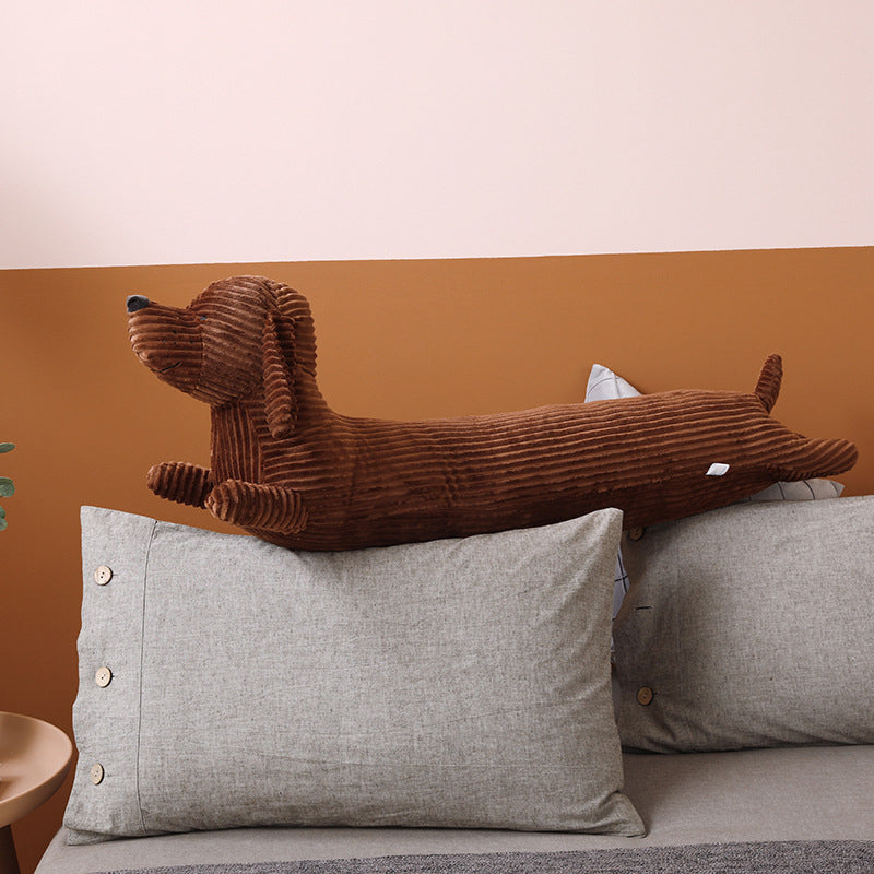 Soft and Cozy Long Stuffed Plush Dachshund Pillow Sofa Cushion_6