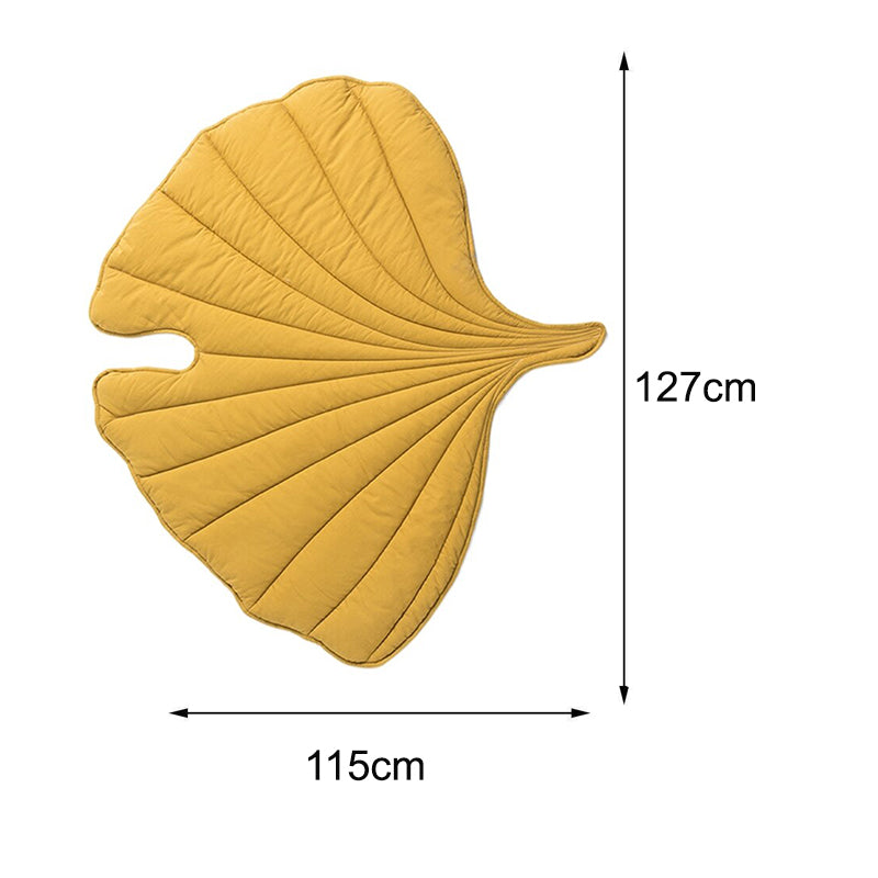 Washable Leaf Shaped Warm and Cozy Indoor Cotton Pet Blanket_4