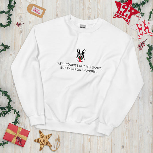"I Left Cookies Out For Santa" Holiday Sweatshirt